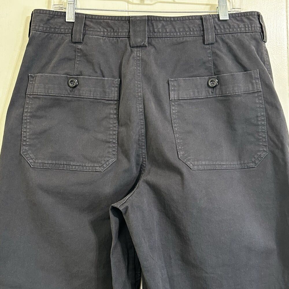 Banana Republic Women Barrel Pant Size 10 Dark Gray High Rise Tapered Pants - Picture 4 of 14